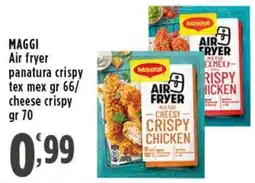 Rossotono Carrefour Maggi air fryer panatura crispy tex mex offerta