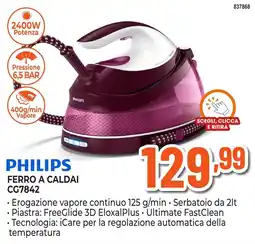 Expert Di Lella Philips ferro a caldai CG7842 offerta