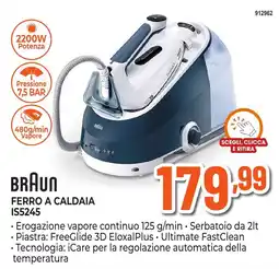 Expert Di Lella Braun ferro a caldaia IS5245 offerta