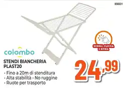 Expert Di Lella colombo stendi biancheria plast20 offerta