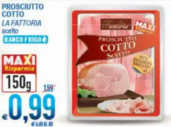 MD Discount La Fattoria Prosciutto Cotto scelto 150g offerta