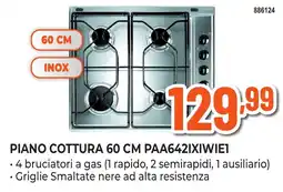 Expert Di Lella Piano cottura 60 cm PAA642IXIWIE1 offerta