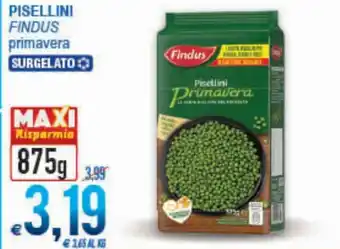 MD Discount Findus Pisellini Primavera 875g offerta
