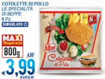 MD Discount Cotolette Di Pollo 800g offerta
