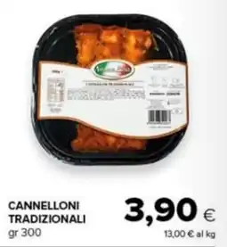 Tigre Amico Cannelloni tradizionali Veneto Italia offerta