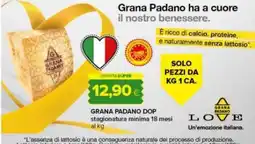 Tigre Amico Grana Padano DOP offerta