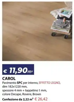 Bricocasa Carol Pavimento SPC offerta