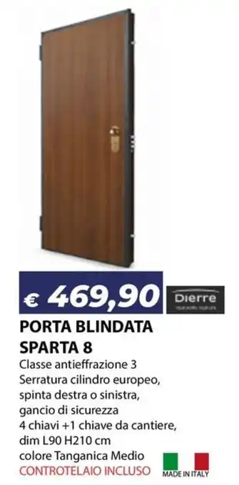 Porta blindata Spartà 8 Dierre