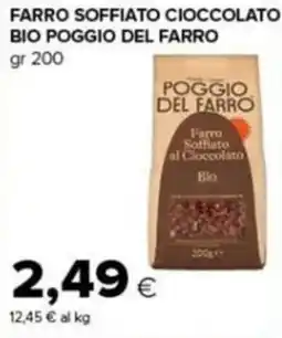 Tigre Amico Farro Soffiato al Cioccolato Bio Poggio del Farro offerta
