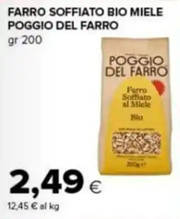 Tigre Amico Farro soffiato bio miele Poggio del Farro offerta