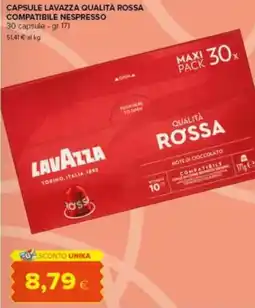 Tigre Amico Capsule Lavazza Qualità Rossa offerta