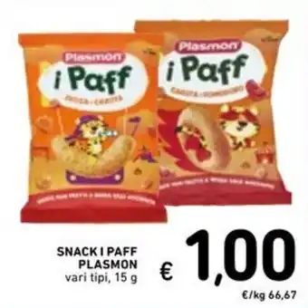 Snack i paff Plasmon
