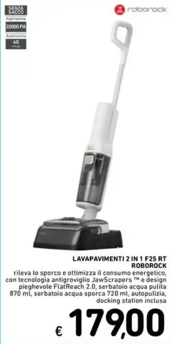 Lavapavimenti 2 in 1 F25 RT Roborock