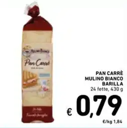 Spazio Conad Pan Carrè Mulino Bianco Barilla offerta