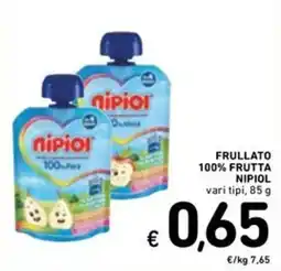 Spazio Conad Frullato 100% frutta NipiOl offerta