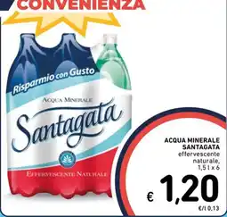 Spazio Conad Acqua minerale Santagata offerta