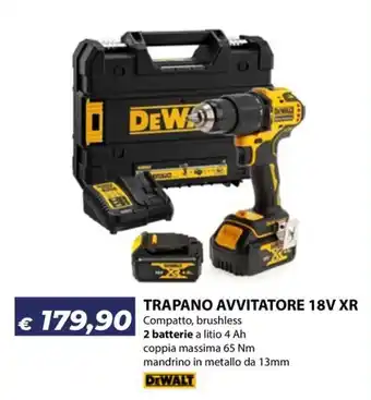Trapano avvitatore 18V XR DeWalt