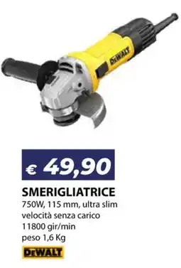 Bricocasa Smerigliatrice DeWalt offerta