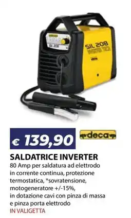 Bricocasa Saldatrice inverter Sil 208 offerta