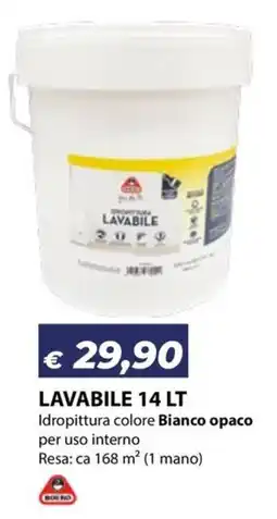 Bricocasa Idropittura Lavabile Bianco opaco offerta