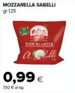 Tigre Amico Mozzarella Sabelli offerta
