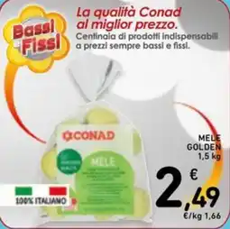 Spazio Conad Mele Golden offerta