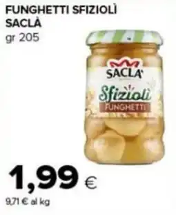 Tigre Amico Funghetti sfiziolì Saclà offerta