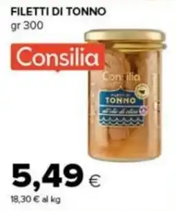 Tigre Amico Filetti di tonno Consilia offerta