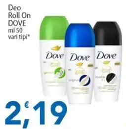 Sidis Deo Roll On DOVE offerta
