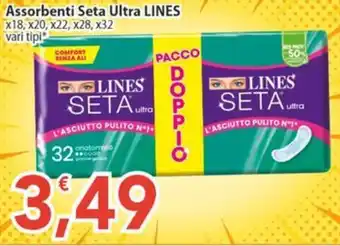 Assorbenti Seta Ultra LINES