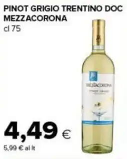 Tigre Amico Pinot grigio trentino doc mezzacorona offerta