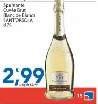 Spumante Cuvée Brut Blanc de Blancs Sant'Orsola