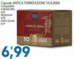 Sidis Capsule Antica Torrefazione Siciliana Espresso Crema offerta