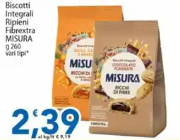 Sidis Biscotti integrali ripieni fibrextra misura offerta