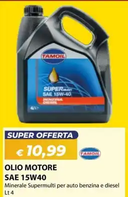 Bricocasa Olio Motore SAE 15W40 Tamoil offerta