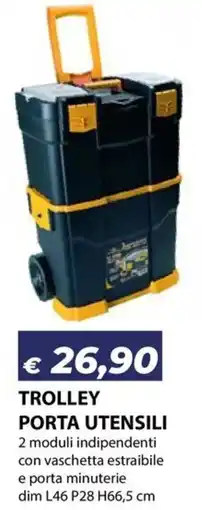 Bricocasa Trolley porta utensili offerta