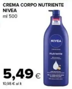 Tigre Amico Crema corpo nutriente Nivea offerta