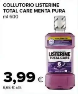 Tigre Amico Collutorio Listerine Total Care Menta Pura offerta
