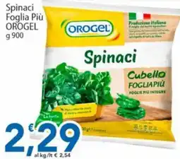Sidis Spinaci Foglia Più OROGEL offerta