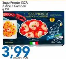 Sidis Sugo Pronto ESCA Astice e Gamberi offerta