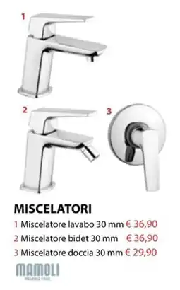 Bricocasa Miscelatore lavabo 30 mm Mamoli offerta