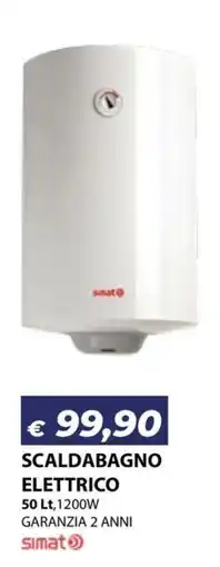 Bricocasa Scaldabagno elettrico Simat offerta