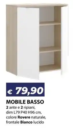 Bricocasa Mobile basso offerta