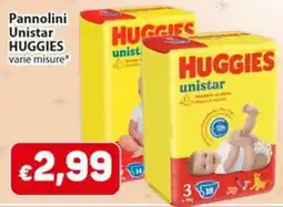 Sidis Pannolini Unistar Huggies offerta