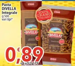 Sidis Pasta Divella Integrale offerta