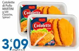 Sidis Cotolette di Pollo MARTINI offerta