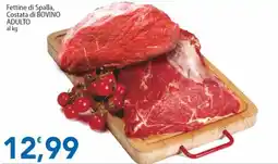 Sidis Fettine di Spalla, Costata di BOVINO ADULTO offerta