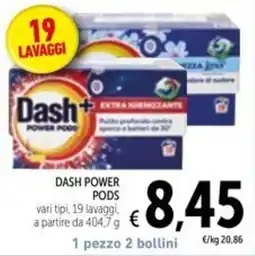 Spazio Conad Dash Power Pods offerta