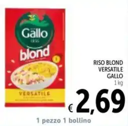 Spazio Conad Riso blond versatile Gallo offerta