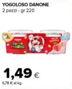 Tigre Amico Yogoloso Danone Super Mario offerta